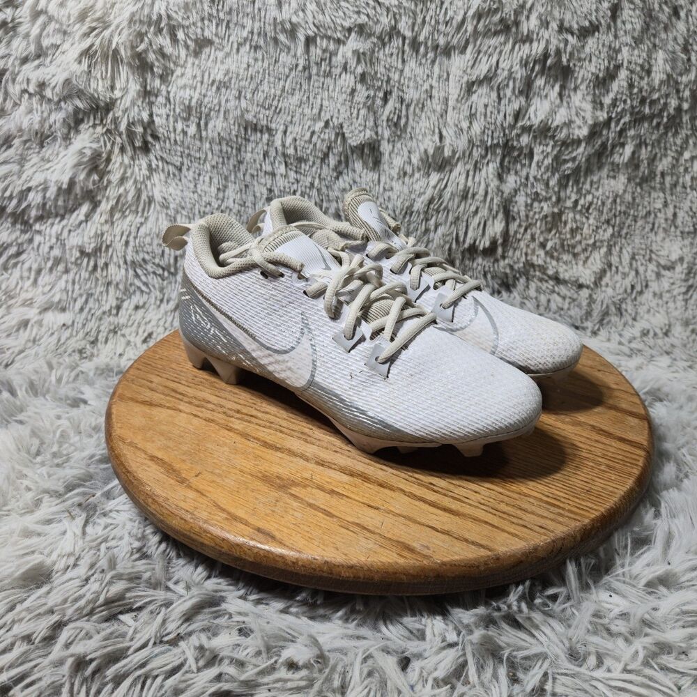 Nike Vapor Edge Speed 360 2 White Silver Football Cleats DA5455-102 Men Size 8